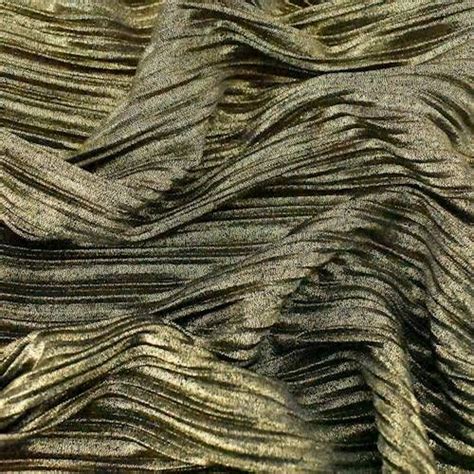 american knit double metallic pleated fabric|American Knit Fabric .